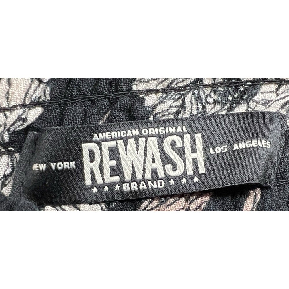 Rewash‎ Junior's L Smocked Waist Split Leg Pants Floral Pull-On Boho Festival - Picture 14 of 14